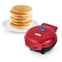 Dash Mini Maker Griddle, 4 Inch Nonstick Cooking Surface, Red
