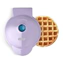 Dash Mini Waffle Maker Machine 350W | No.1 in USA Waffle Machine | Waffle iron with Non Stick, Dual Side Plate | 4 inch mini waffle maker for home &amp; Kids (Aqua) (Red)