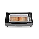 DASH Bread Toaster 2 Slice With Extra Wide Slot No.1 In Usa 1100 Watts Pop Up Toaster 2 Slices Automatic 7 Browning Levels With Defrost &amp; Reheat Removable Crumb Tray Black