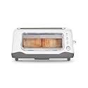 Dash Bread toaster 2 Slice with Extra Wide Slot | 1100W Pop up toaster 2 slices Automatic | 7 Browning Levels with Defrost & Reheat | Removable Crumb Tray | White