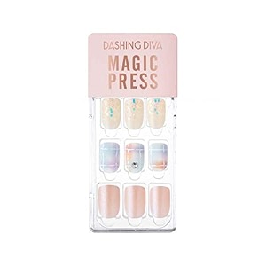dashing diva magicpress burgundy shine  day to night  short square shaped press on nails  long lasting dream on