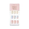 DASHING DIVA MAGICPRESS Burgundy Shine | Day to Night | Short, Square Shaped Press On Nails | Long Lasting (Dream On)