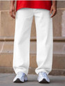 DASHING FIT Loose Fit Men White Jeans