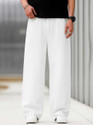 DASHING FIT Loose Fit Men White Jeans