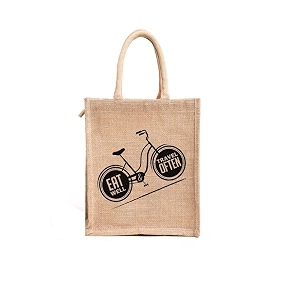 lunch box jute bag with zip amp bottle holder tiffin bags for office men amp womenfor outing amp travelling design 9