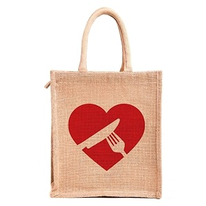 lunch box jute bag with zip amp bottle holder tiffin bags for office men amp womenfor outing amp travelling design 7