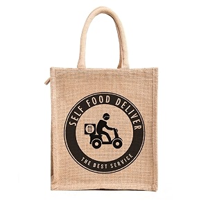 lunch box jute bag with zip amp bottle holder tiffin bags for office men amp womenfor outing amp travelling design 6