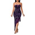 dasmzper Women39s Sexy Sequin Off The Shoulder