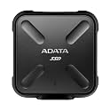 A-DATA Sd700 1 Tb External Solid State Drive/Ssd, Upto 440 Mb/S of Read and 430 Mb/S of Write, 3D Nand with Dram Cache - Asd700-1Tu31-Cbk, usb3.0