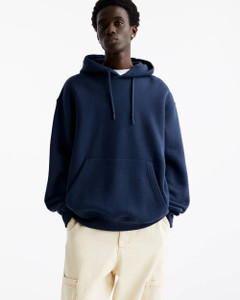 datalact men full sleeve solid hooded sweatshirt