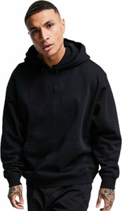 datalact men full sleeve solid hooded sweatshirt