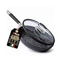 DaTerra Cucina - Nonstick Ceramic Frying Pan with Lid, Made in Italy, 11''