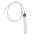 DAUERHAFT Aquarium Manual Water Changer Gravel Cleaner Siphon PVC Tube for Fish Tanks,Fish Tank Cleaning Tools for Small Sized Tank