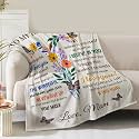 Daughter Gifts from Mom Dad - Daughter Birthday Gifts from Father Mother - Teen Girl Gift Trendy Stuff Blanket - Christmas Valentines Graduation Presents for Daughters - to My Daughter's Throw 60"x80"