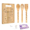 Daughter in Law Gifts,Son's Wife Birthday Gifts Cutting Board Set