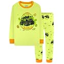 DAUGHTER QUEEN Boys Pajamas 4 Pieces Long Set 100% Cotton Sleepwear Size 18 Months-12 Years