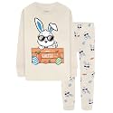 DAUGHTER QUEEN Boys Pajamas 4 Pieces Long Set 100% Cotton Sleepwear Size 18 Months-12 Years