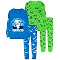 DAUGHTER QUEEN Boys Pajamas 4 Pieces Long Set 100% Cotton Sleepwear Size 18 Months-12 Years