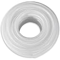 DAVCO 3/4" ID × 5 ft Clear Braided Plastic Vinyl Tubing Flexible PVC Hose