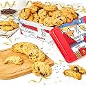 David's Cookies Congratulations Cranberry Pistachio Biscuits Sampler Tin – 9.3oz Crunchy Gourmet Cookies with Fruit and Nuts – Bakery Snack Gift Box for Celebrations, Appreciation and All Occasions