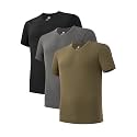 DAVID ARCHY Men's Bamboo Rayon Moisture-Wicking V-Neck Undershirt 3 or 5 Pack