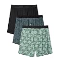 DAVID ARCHY Men's Bamboo Rayon Boxers, Cooling Breathable Underwear