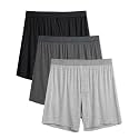 DAVID ARCHY Men's Bamboo Rayon Boxers, Cooling Breathable Underwear