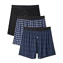 DAVID ARCHY Men's Bamboo Rayon Boxers, Cooling Breathable Underwear