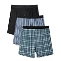 DAVID ARCHY Men's Bamboo Rayon Boxers, Cooling Breathable Underwear