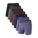 DAVID ARCHY Men's Modal Underwear Boxer Briefs Ultra Soft Stretch Slim Fit
