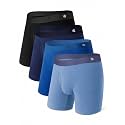DAVID ARCHY Men's Modal Underwear Boxer Briefs Ultra Soft Stretch Slim Fit