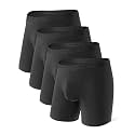 DAVID ARCHY Men's Underwear Modal Boxer Briefs Trunks Multi-Pack