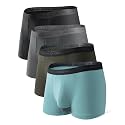 DAVID ARCHY Men's Underwear Modal Boxer Briefs Trunks Multi-Pack