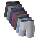 DAVID ARCHY Men's Underwear Modal Boxer Briefs Trunks Multi-Pack