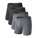 DAVID ARCHY Men's Underwear Modal Boxer Briefs Trunks Multi-Pack