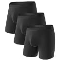DAVID ARCHY Men's Underwear Modal Boxer Briefs Trunks Multi-Pack