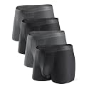 DAVID ARCHY Men's Underwear Modal Boxer Briefs Trunks Multi-Pack