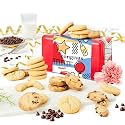 David’s Cookies Congratulations Shortbread Cookies Gift Tin – Original Pure Butter and Chocolate Chip Shortbreads in Sweet Sampler – Gourmet Dessert Bakery Gift for Celebrations and Special Occasions