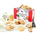 David’s Cookies Father's Day Shortbread Cookies Gift Tin – Original & Chocolate Chip Shortbread Cookies in Sweet Sampler – Bakery Dessert Gift for Dad Him Grandpa on Father’s Day & Special Occasion