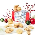 David’s Cookies – Shortbread Cookies – Happy Holidays Sampler Tin