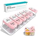 Daviky Extra Large Pill Organizer Weekly, XL Medicine Pill Organizer 2 Times a Day, Big Pill Box 7 Day AM PM for Vitamins, Supplements and Medication