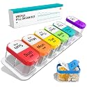 Extra Large Pill Organizer 2 Times a Day, Weekly AM PM Pill Case 7 Day