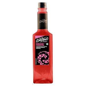 davinci gourmet bubblegum flavoured syrup 750ml  sweet amp fun flavour for mocktails beverages desserts amp coffee  premium caf style syrup for home bar amp restaurant use