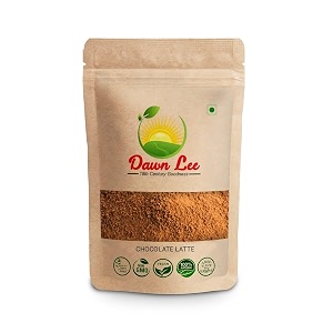 dawn lee latte herbal drink powder natural healthy ingredients 50gm chocolate
