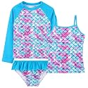 DAXIANG Girls Rash Guard Swimsuit Long Sleeve