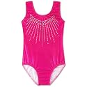 DAXIANG Gymnastics Leotard Rainbow Stripes Ballet Tutu