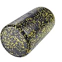 Day 1 Fitness High Density Muscle Foam Rollers - Sports Massage Rollers for Stretching, Physical Therapy, Deep Tissue, Myofascial Release - Ideal for Exercise and Pain Relief - Speckled Yellow, 12”