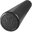 Day 1 Fitness Solid Black High Density Foam Roller 36' High Density Foam Roller