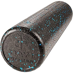 day 1 fitness speckled blue high density foam roller 2439 high density foam roller