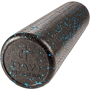 day 1 fitness speckled blue high density foam roller 2439 high density foam roller